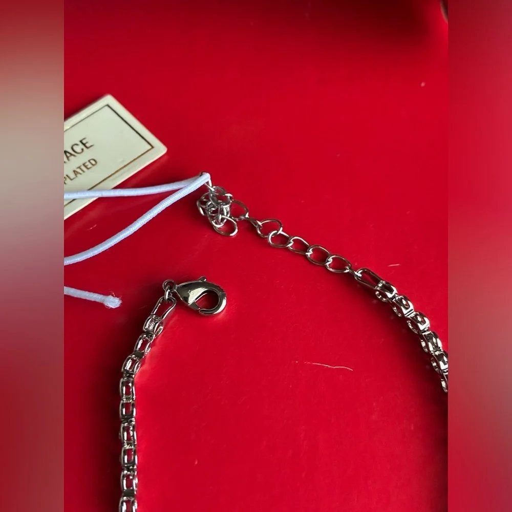 Silver bracelet,Elegant Silver Bracelet with Sparkling Accents